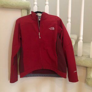 NorthFace Apex Red SoftShell Full Zip Jacket